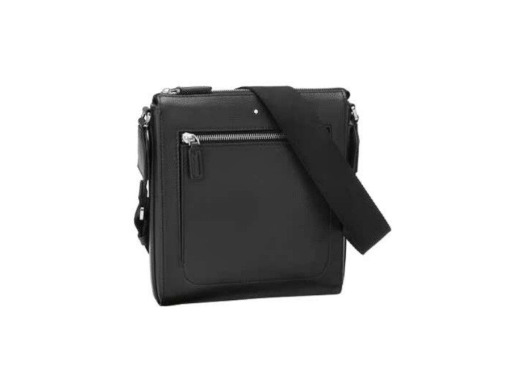Montblanc Meisterstück Soft Grain Envelope Men's bag, Leather, Black, 126242