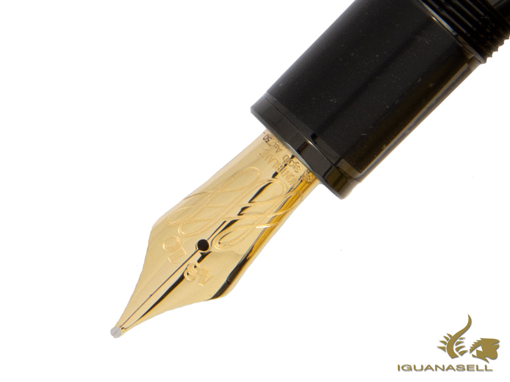 Montblanc Meisterstück Solitaire Calligraphy Fountain Pen, Gold, 119700