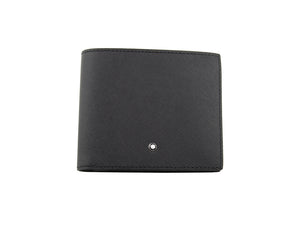 Montblanc Sartorial Wallet, Leather, Jacquard, Black, 8 Cards, 113211
