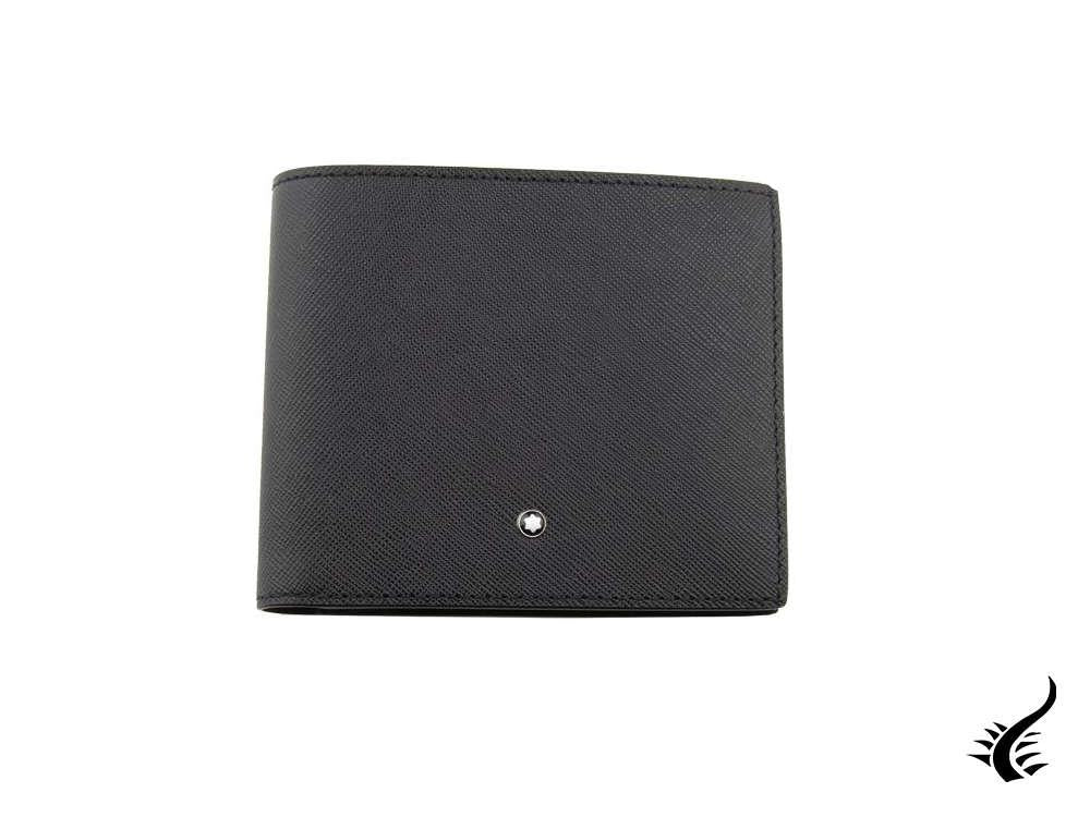 Montblanc Sartorial Wallet, Leather, Jacquard, Black, 8 Cards, 113211 -  Iguana Sell
