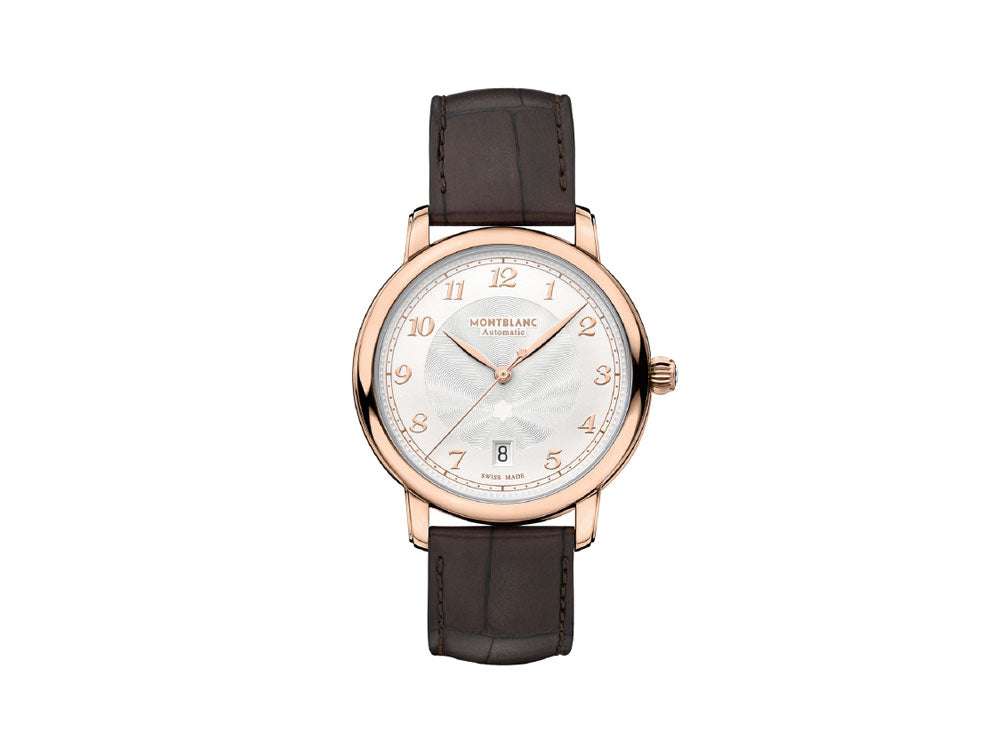 Montblanc Star Legacy Automatic Watch, 39 mm, Ivory, Red and Rose Gold, 117579