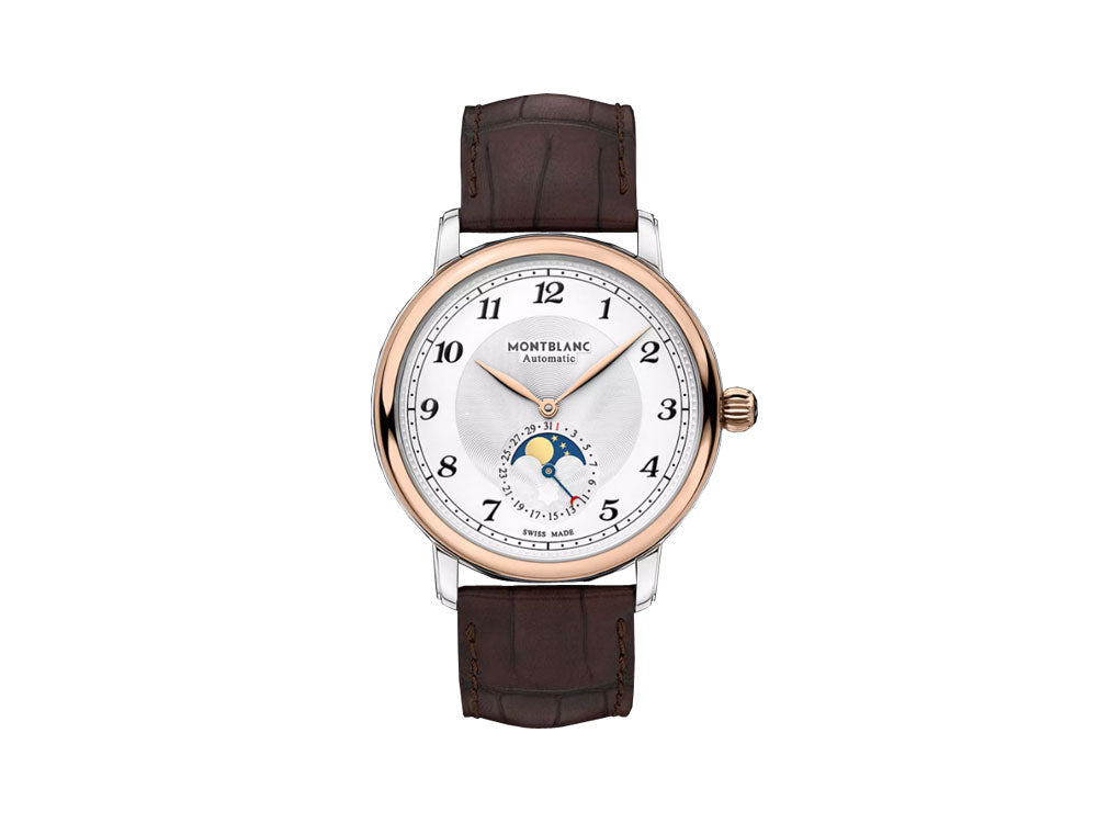 Montblanc Star Legacy Moonphase Automatic Watch, 42mm, Rose Gold, Cayman, 117580