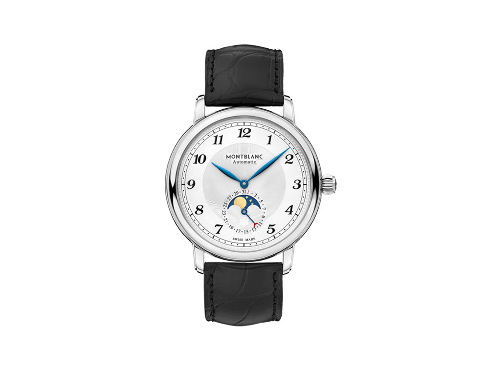 Montblanc Star Legacy Moonphase Automatic Watch, 42mm, White, Cayman, 116508
