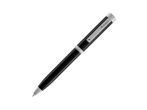 Montegrappa Quattro Ballpoint pen, Palladium trim, Black, ISZ4IBIP