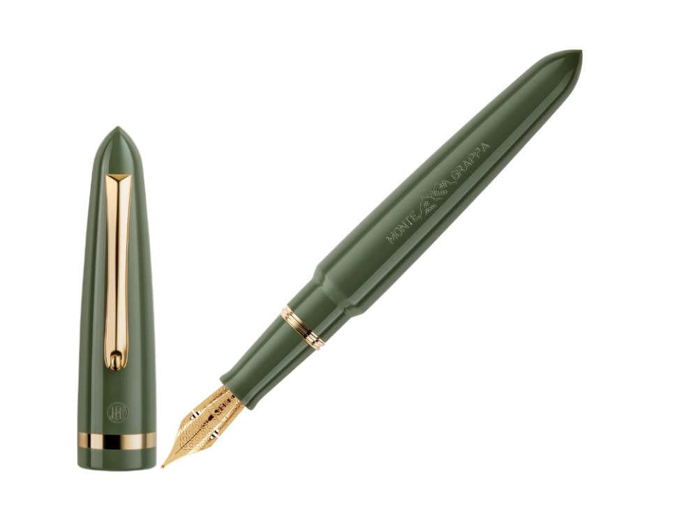 Montegrappa Venetia Fountain Pen, Green, 14k Gold Flex, ISVEN-XG-2
