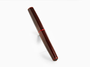 Nakaya Cigar Piccolo Aka-Tamenuri Fountain Pen, Elastic Nib