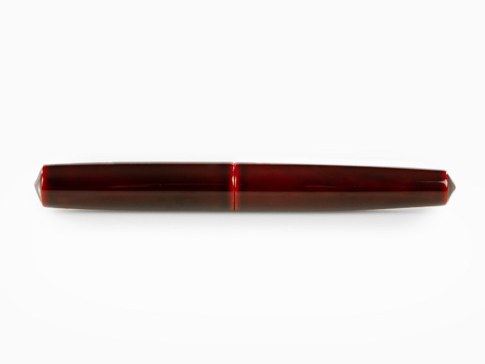 Nakaya Cigar Piccolo Aka-Tamenuri Fountain Pen, Elastic Nib