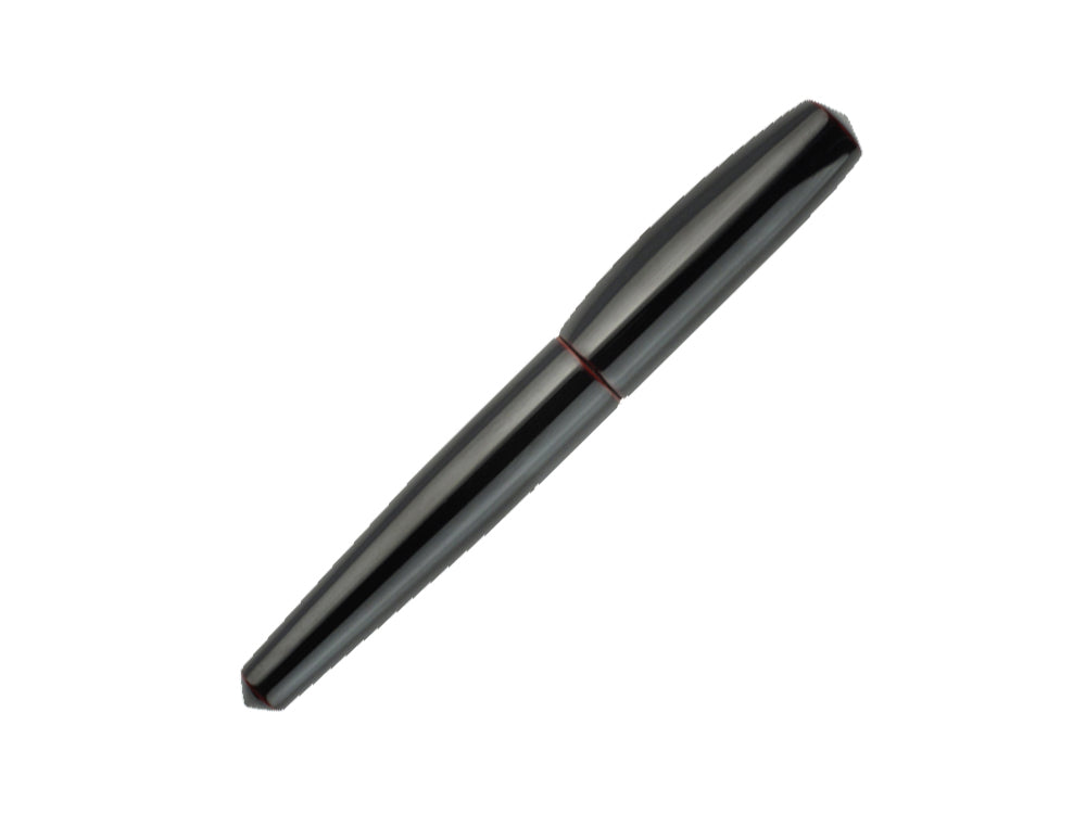 Nakaya Dorsal Fin Ver.1 Fountain Pen Kuro-Tamenuri, Urushi lacquer