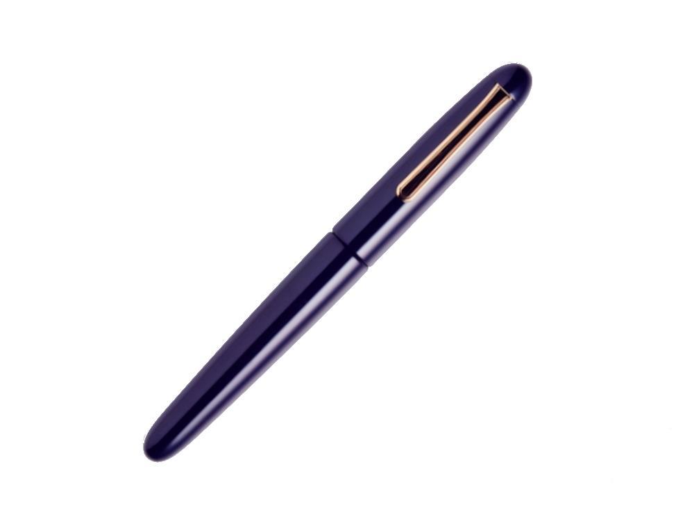 Nakaya Writer Portable Fountain Pen Shobu, Ebonite, Elastic
