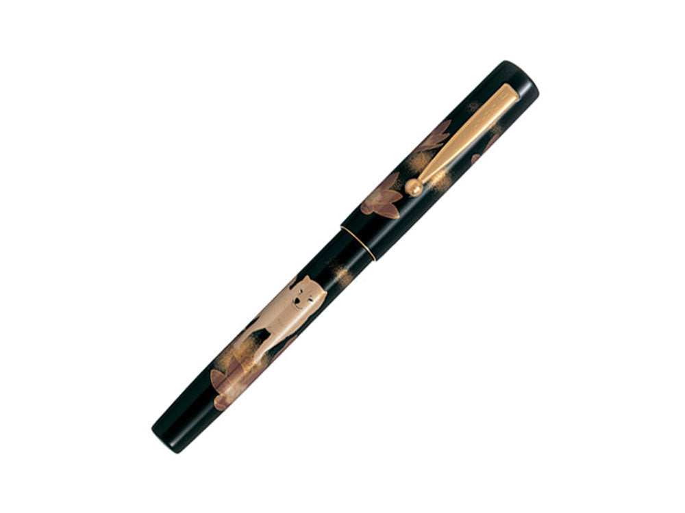 Namiki Yukari Zodiac Dog Fountain Pen, Urushi lacquer, FNV-20M-IN