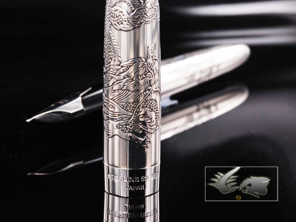 Pilot Namiki Dragon - Sterling Silver Fountain Pen - 60211