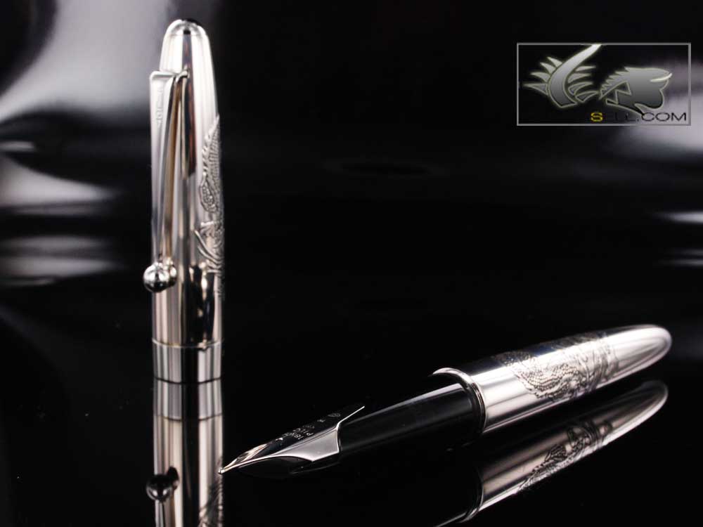 Pilot Namiki Dragon - Sterling Silver Fountain Pen - 60211