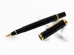Pelikan R400 Rollerball pen, Black Resin, Gold trim, 987958