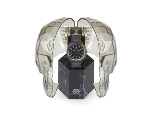 Philipp Plein 44 mm Quartz Watch, PVD, Black, Mineral crystal, PWSAA0723