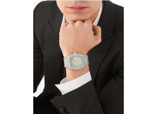 Philipp Plein The Skeleton Ecoceramic Automatic Watch, Grey, 44 mm, PWVBA0123