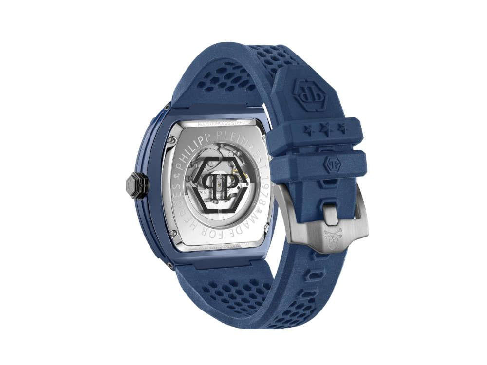 Philipp Plein The Skeleton ECOCERAMIC | Orologio Uomo Automatico | Cinturino In Silicone Nero