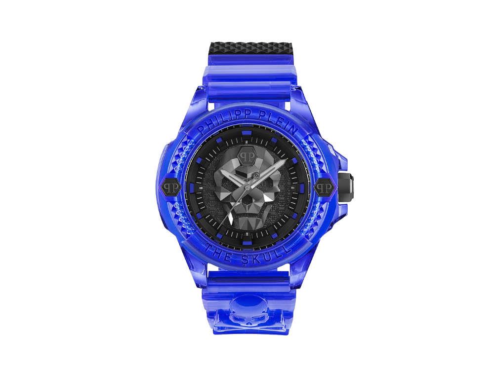 Philipp Plein The Skull Synthetic Quartz Watch, Black, 44 mm, PWWAA0323