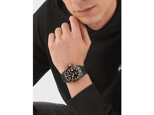 Philipp Plein GMT-I Challenger Quartz Watch, PVD, Black, 44 mm, PWYBA0823