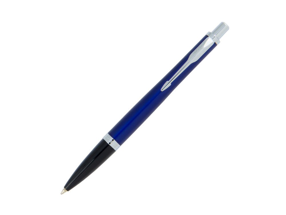 Parker Urban Ballpoint Pen, Lacquer, Chrome Trim, Blue, 1931581