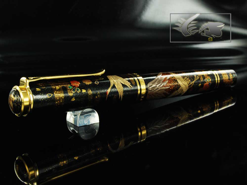 Pelikan Fountain Pen Mt. Fuji and Cranes - Maki-e Limited Edition