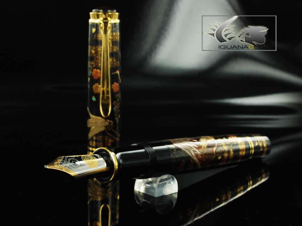 Pelikan Fountain Pen Mt. Fuji and Cranes - Maki-e Limited Edition