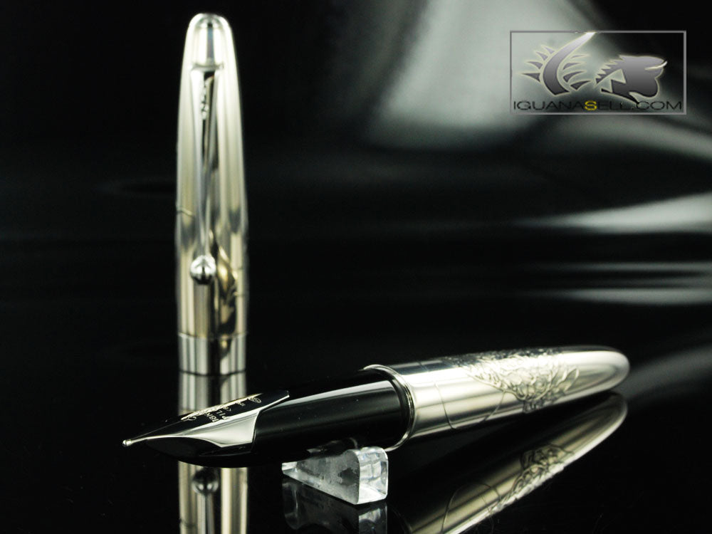 Pilot Namiki Sterling Silver Hawk Fountain Pen - 60500