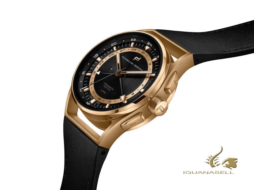 Porsche Design 1919 Globetimer UTC Automatic Watch, 18K Gold, 6023.4.0 -  Iguana Sell