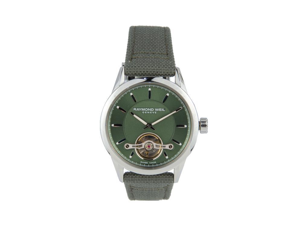 Raymond Weil Freelancer Automatic Watch, 42 mm, Green, 10 atm, 2780-STC-52001