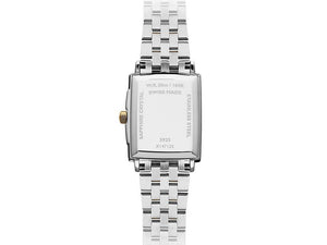 Raymond Weil Toccata Ladies Watch, PVD Gold, White, 34.6 mm, 5925-STP-00300