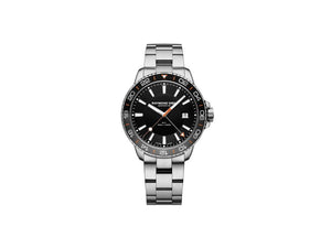 Raymond Weil Tango Quartz Watch, GMT, Black, 42 mm, 8280-ST2-20001
