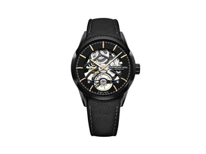 Raymond Weil Freelancer Automatic Skeleton Watch, PVD, 42 mm, Black, 10 atm
