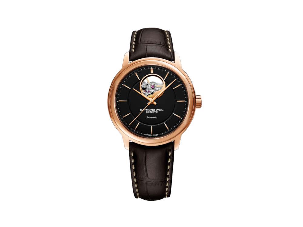 Raymond Weil Maestro Automatic Watch, PVD, 39,5mm, Crystal, 2227-PC5-20021