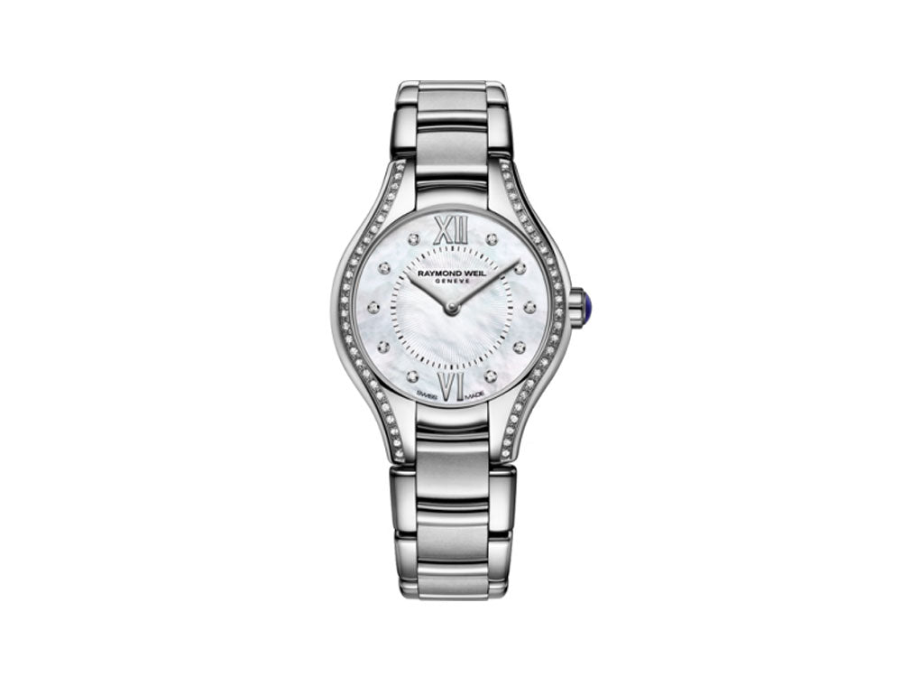 Raymond Weil Noemia Ladies Quartz watch, 62 Diamonds, Mother of pearl