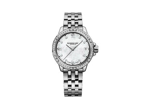 Raymond Weil Tango Ladies Quartz Watch, 44 Diamonds, Mother of pearl, 30mm, Day