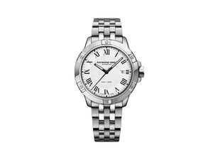 Raymond Weil Tango Quartz Watch, White, 41mm, Sapphire Crystal, 8160-ST-00300