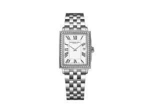 Raymond Weil Toccata Ladies Quartz Watch, White, 34.6 mm, Day, 5925-STS-00300