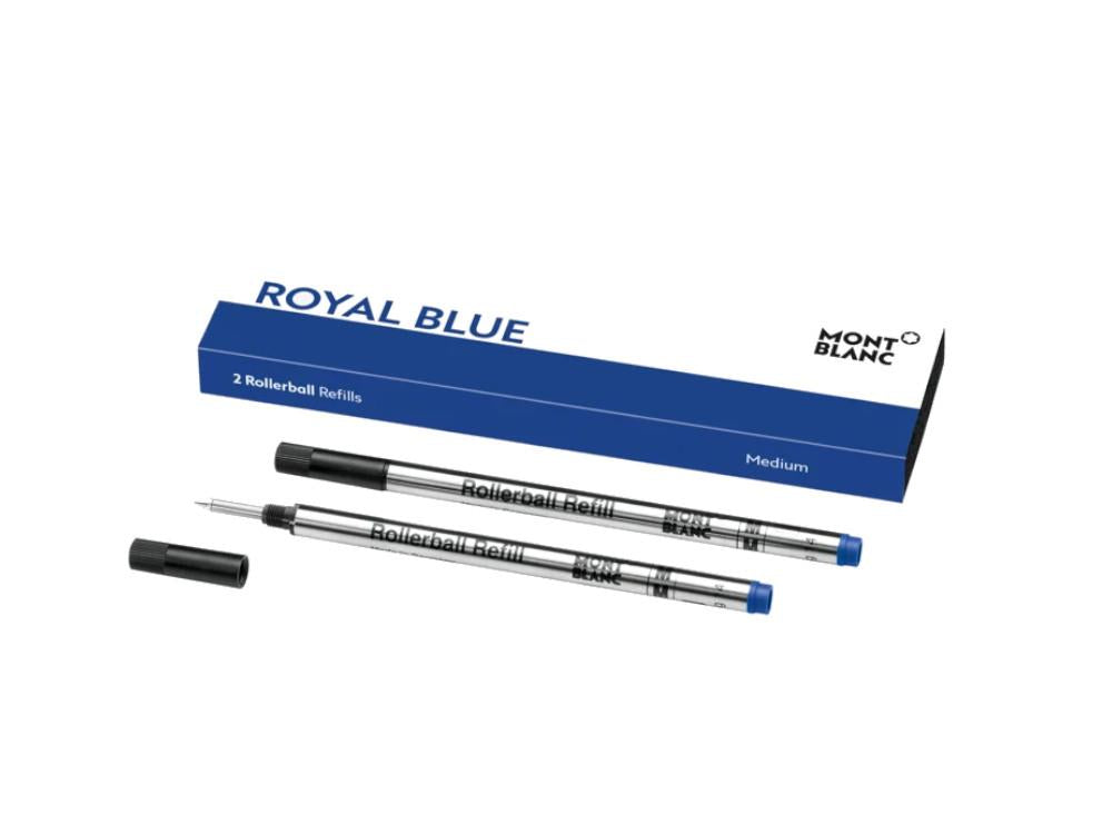 Rollerball refill Montblanc Royal Blue, Gel, Medium, 2 units, 124504