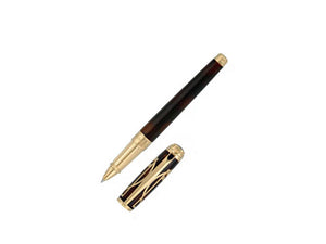 S.T. Dupont Line D Vitruvian Man Animation Rollerball pen, Gold trim, 412038L