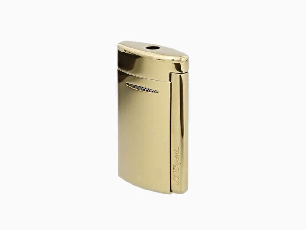 S.T. Dupont Minijet Golden Lighter, Metal, Golden, Gold plated, 010816