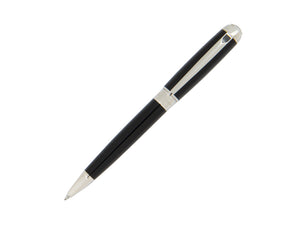 S.T. Dupont New Line D Medium Ballpoint pen, Lacquer, Black, Palladium, 415100M