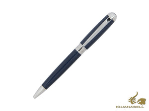S.T. Dupont New Line D Medium Ballpoint pen, Lacquer, Guilloche, Blue