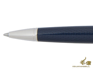 S.T. Dupont New Line D Medium Ballpoint pen, Lacquer, Guilloche, Blue
