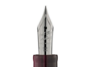 Scribo La Dotta Drapperie Fountain Pen, 18K, Limited Ed, DOTFP13RT1803