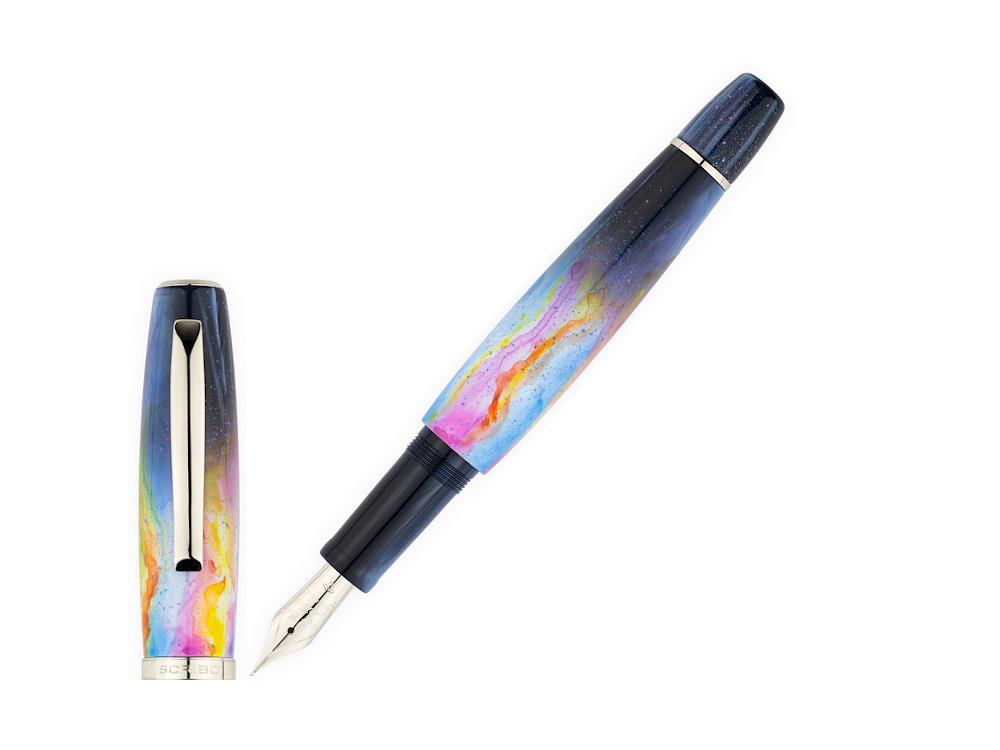 Scribo La Dotta Acquerello Fountain Pen, 18K, Limited Ed, DOTFP14YG1803