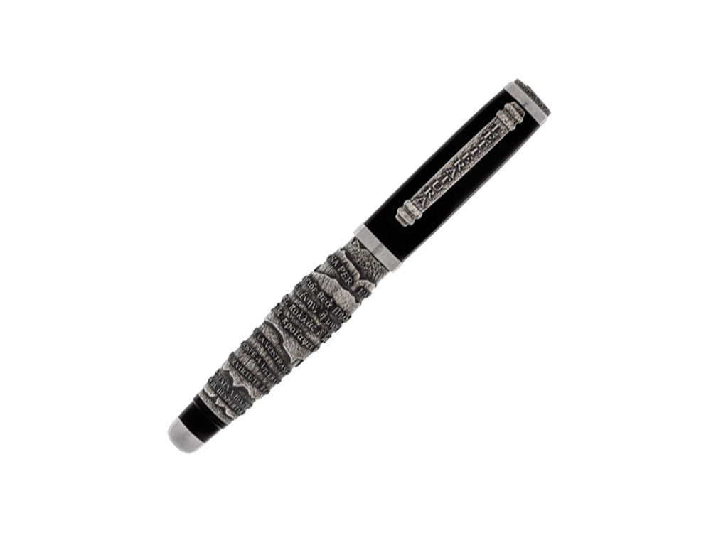 Scribo Letteratura Fountain Pen, Silver, Limited Edition, LETFP01RH1803