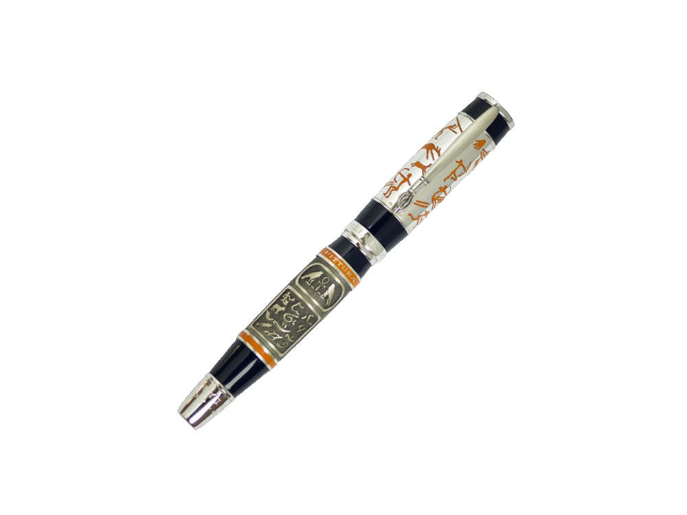 Scribo Pittura Fountain Pen, Silver, Limited Ed, Flex nib, PITFP02RH1403