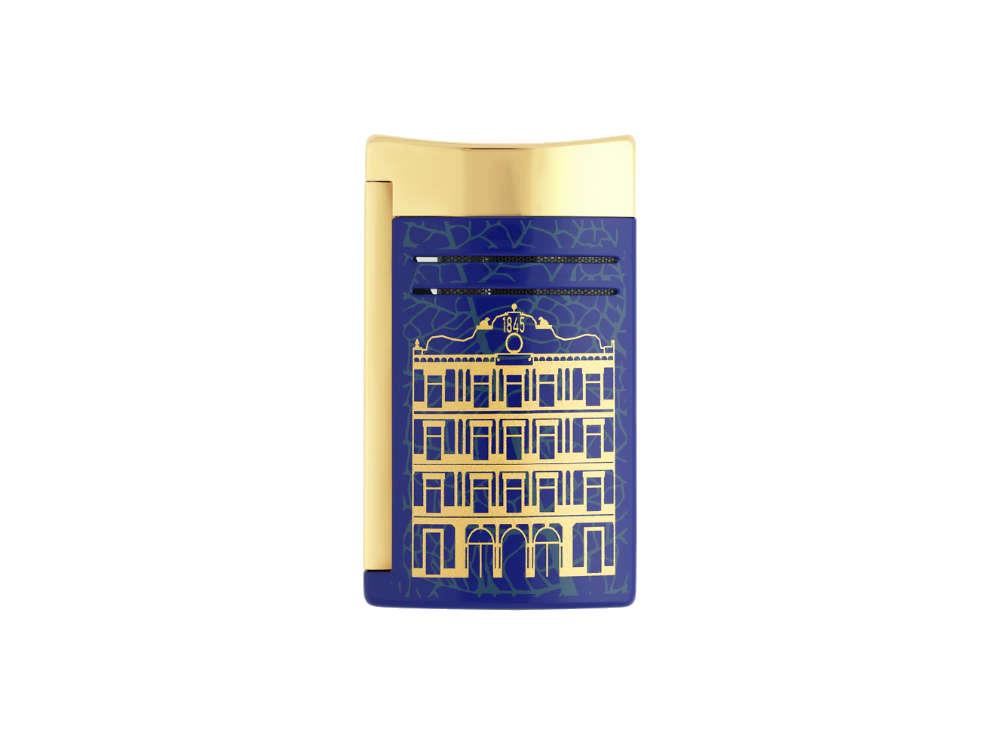 S.T. Dupont Línea Maestra Maxijet Lighter, Brass, Blue, Limited Edition, 020095