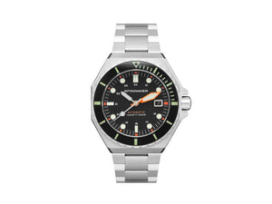 Spinnaker Dumas Automatic Watch, Black, 44 mm, 30 atm, SP-5081-FF