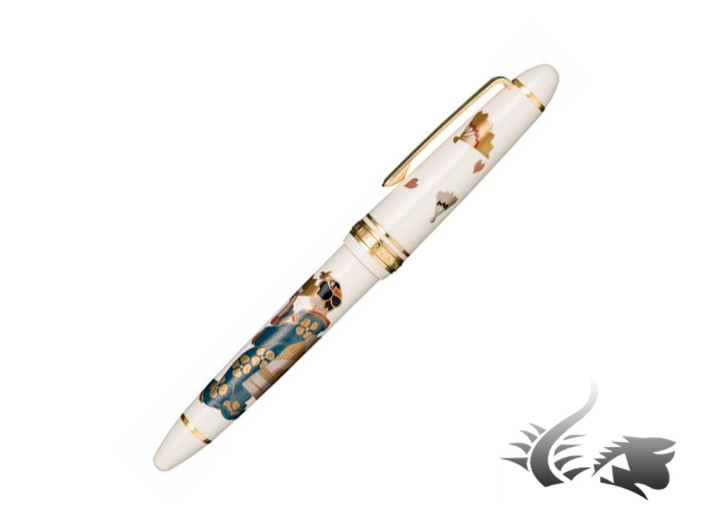 Sailor 1911 Maki-e Fountain Pen, Maiko, An Apprentice Geisha, 10-5051