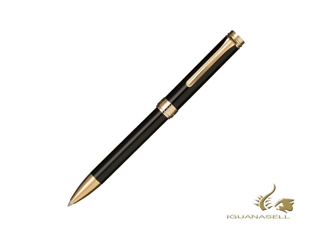 Sailor Barcarolle Ballpoint pen, Matt Black, Gold trim, 16-0804-220